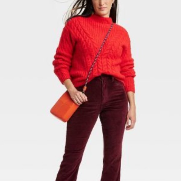 Target Red High Neck Sweater size L - Picture 7 of 8